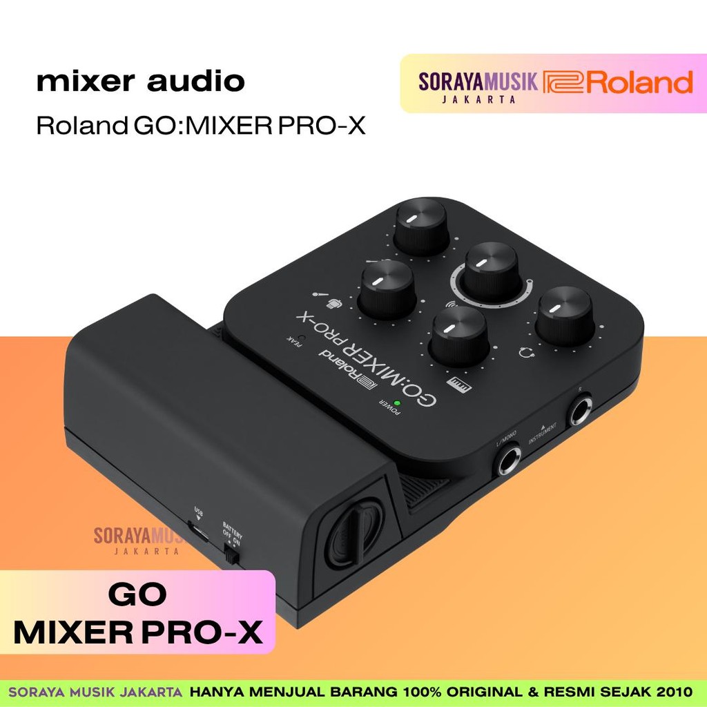 Roland GO:MIXER PRO-X Audio Mixer for Smartphones