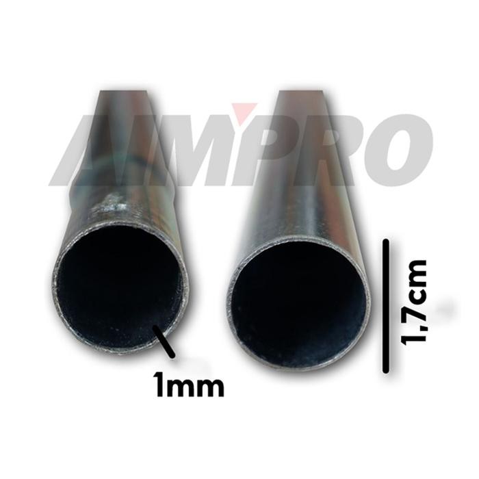 Tiang Steel Galvanis Flysheet Penyanggah Pilar Outdoor - Tiang Flysheet Tiang Frame/ Tinggi 200 Cm