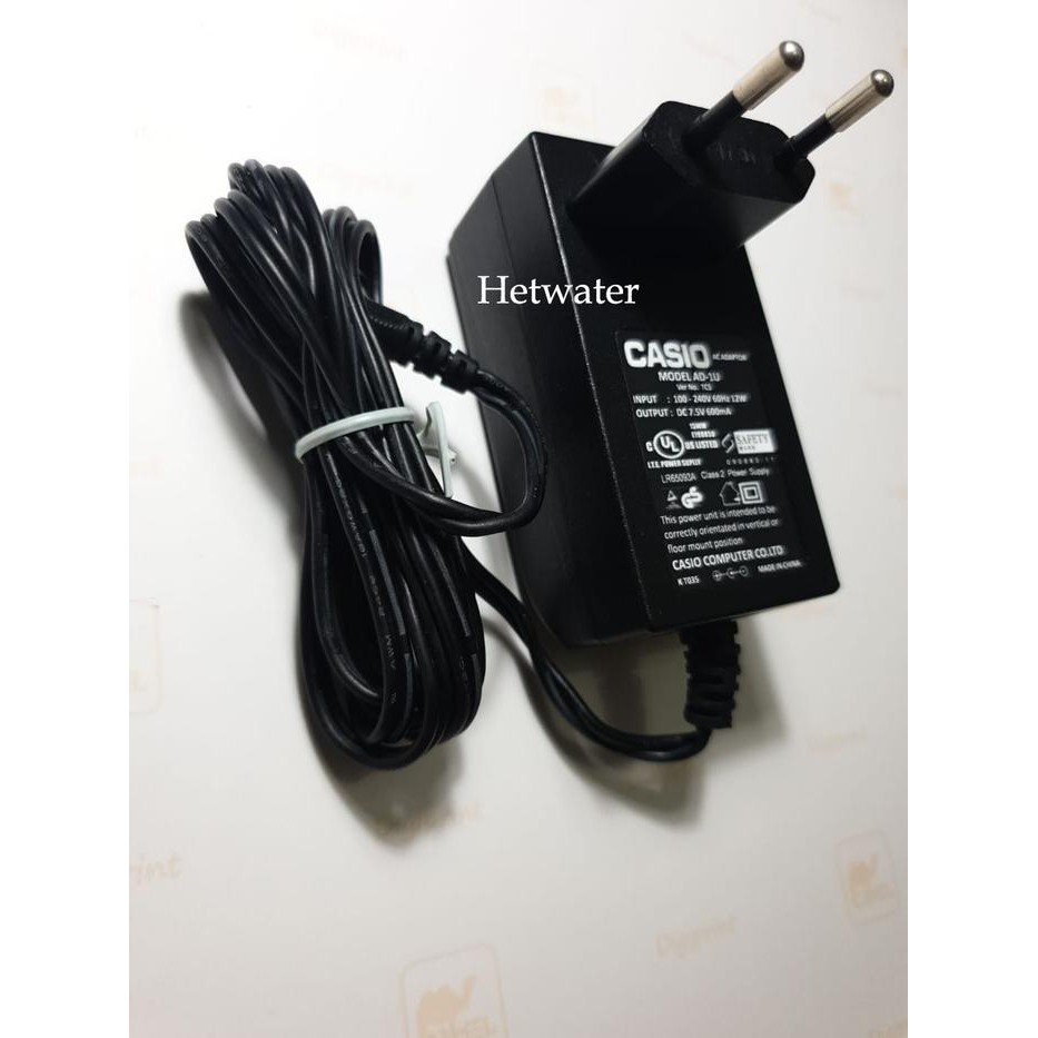 Terlaris Adaptor Casio Sa 21 Sa 35 Sa 45 Sa 75 Power Supply Ad-1 Power 7.5V