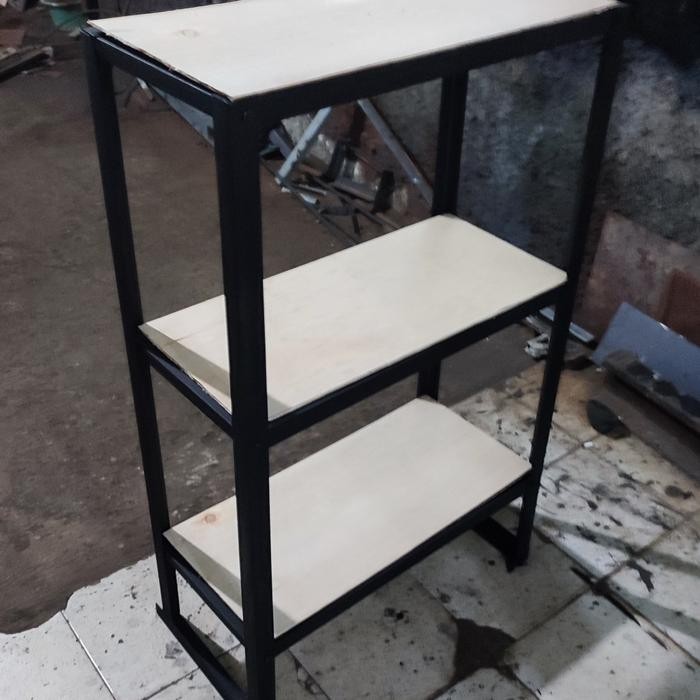 rak aquarium 3 susun 60x30 siku 4x4