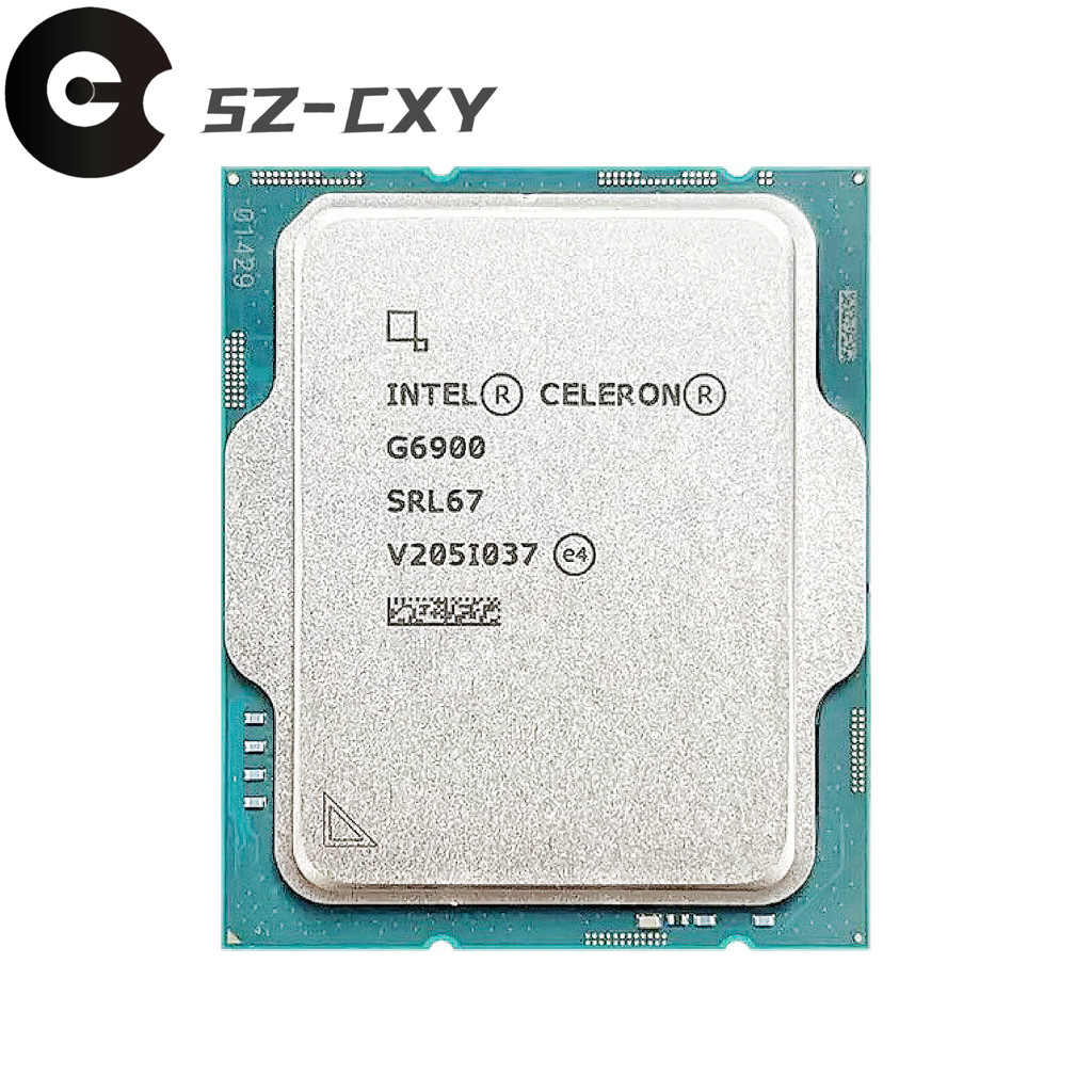 Intel Celeron G6900 3.4 GHz Dual-Core 4 threads CPU Processor Intel 7 10NM L3=4M 46W LGA 1700