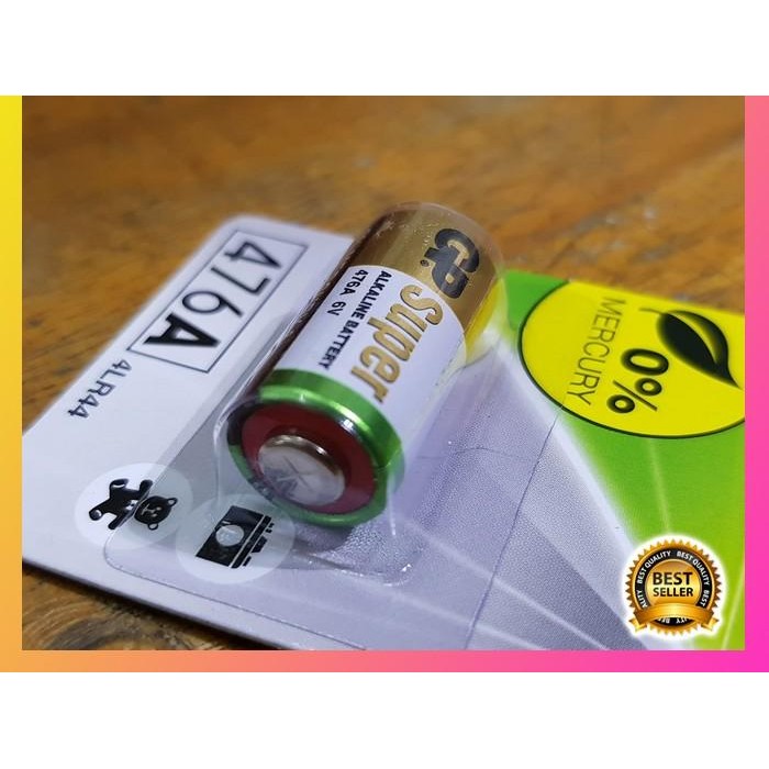 Baterai 4LR44 merk GP 6v 476A / battery