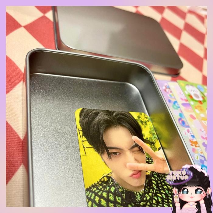 (Allthebest) TIN CASE DECO ODD BUT CUTE KOTAK KALENG TEMPAT PHOTOCARD PC STORAGE DESIGN MURAH