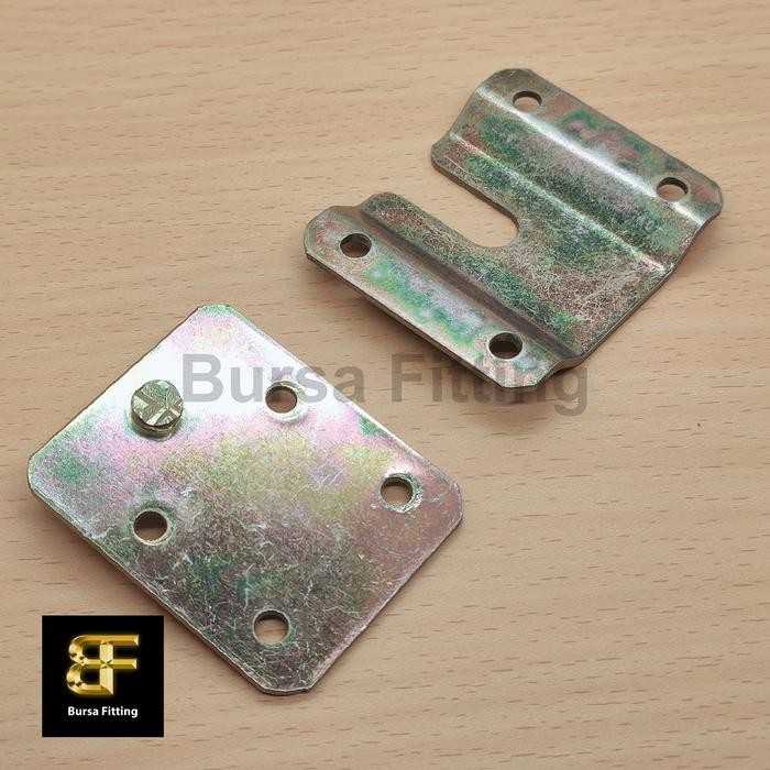 (Allthebest) Plat gantung pigura / plat gantungan kitchen set / bracket gantung / plat gantungan