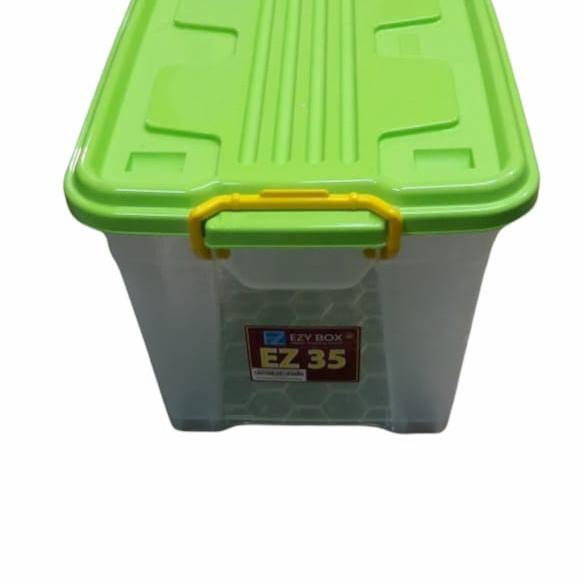 (Allthebest) Container Box Ezy Box 35 liter - Ezy 35 kotak serbaguna ada roda