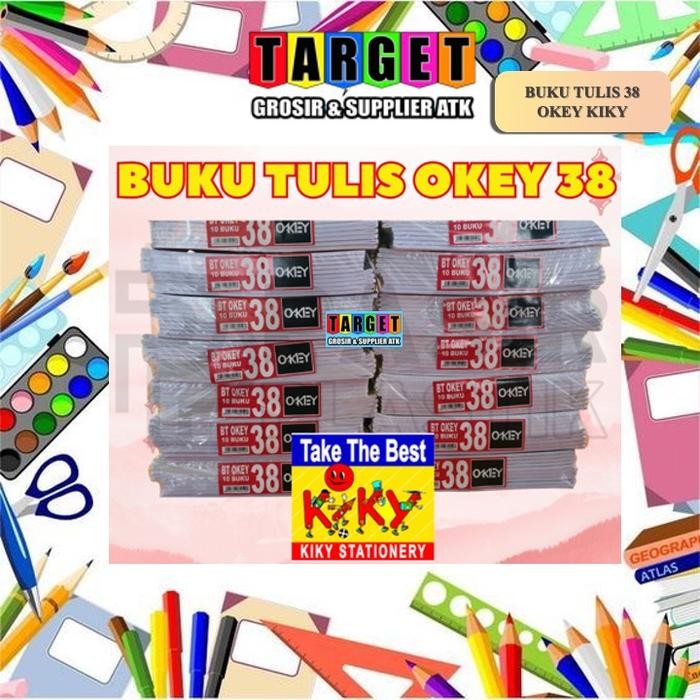 

Buku Tulis Okey By Kiky 38 Lembar / Setara Sidu Sinar Dunia (10 Buku)