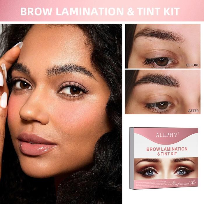 [2025 updated] Brow lift/Brow Lamination And Tint Diy/Brow Bomber Kit Perm Alis Permanen-Tint Hitam