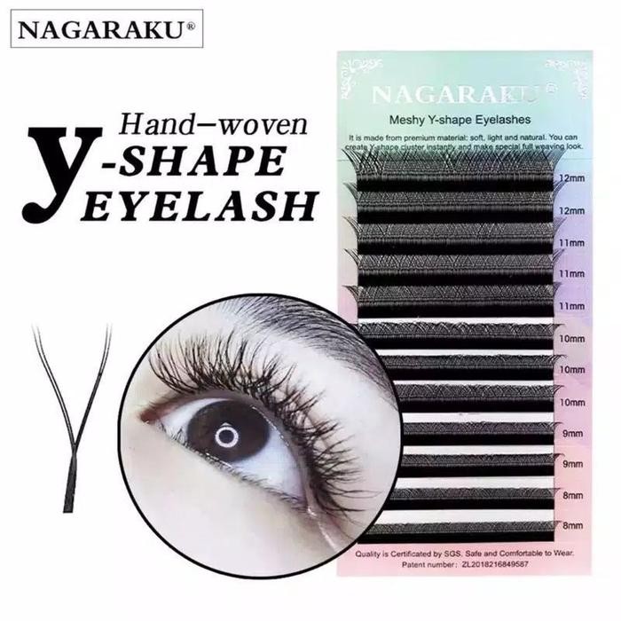 BULUMATA YY Nagaraku Y shape/Nagaraku yshape/nagaraku Y lash Eyelash / HITAM / EYELASH / LASHES /