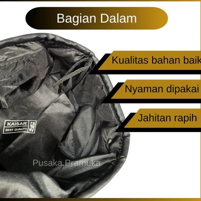 (Allthebest) Topi Baret pramuka premium/ Baret laken pramuka tebal/Baret bagus/Baret pramuka SD SMP