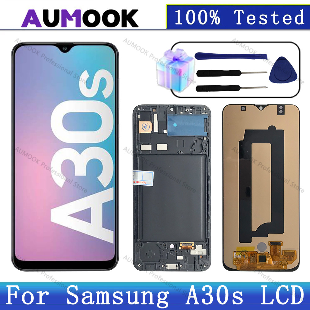 New AMOLED Display For Samsung A30s LCD Touch Screen SM-A307F Digitizer Assembly For Samsung A30s LC
