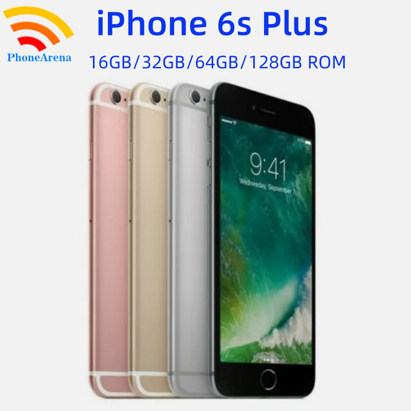 Original iPhone 6S Plus 16GB 32GB 64GB 128GB ROM 5.5" Retina IPS LCD Fingerprint Unlocked 4G Mobile 
