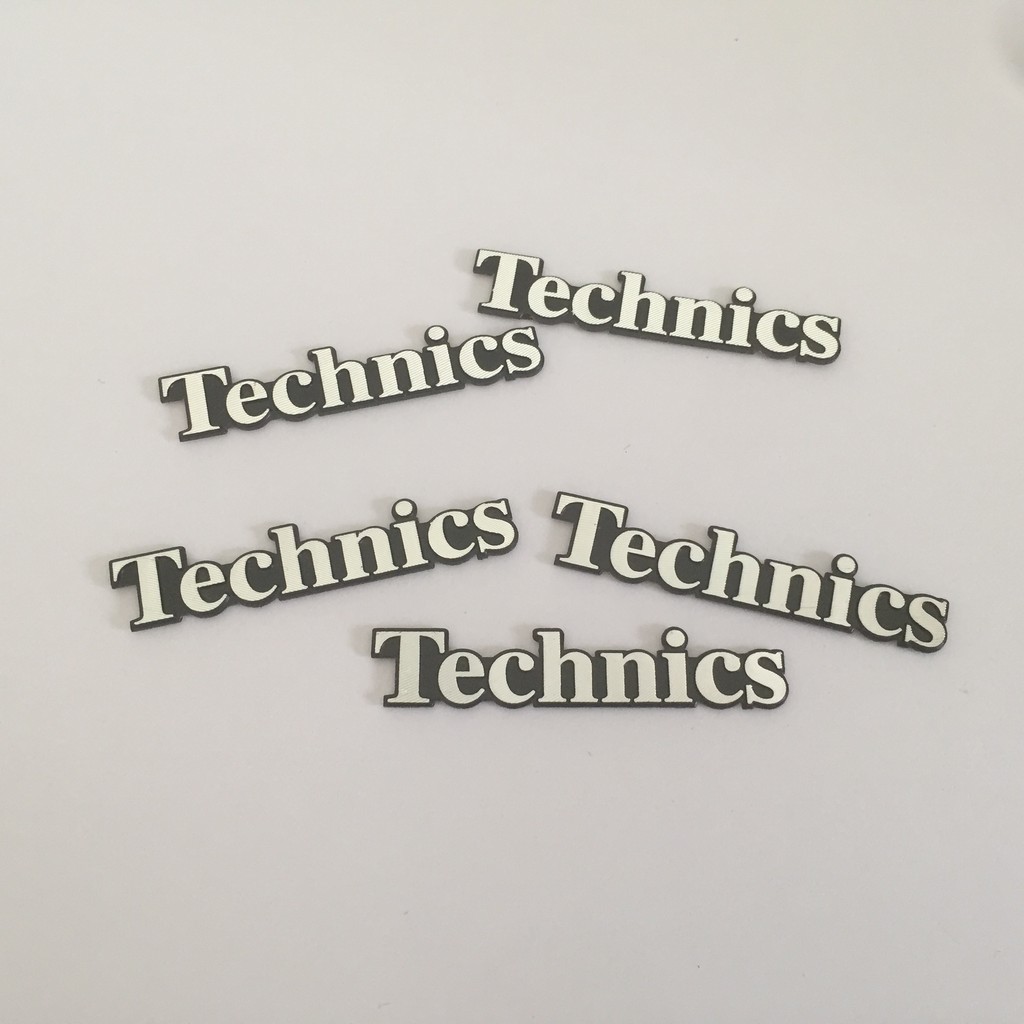 IMPORT 2PCS 5PCS 10PCS TECHNICS CAR HI-FI SPEAKER AUDIO SPEAKER BADGE STEREO EMBLEM STICKER CAR