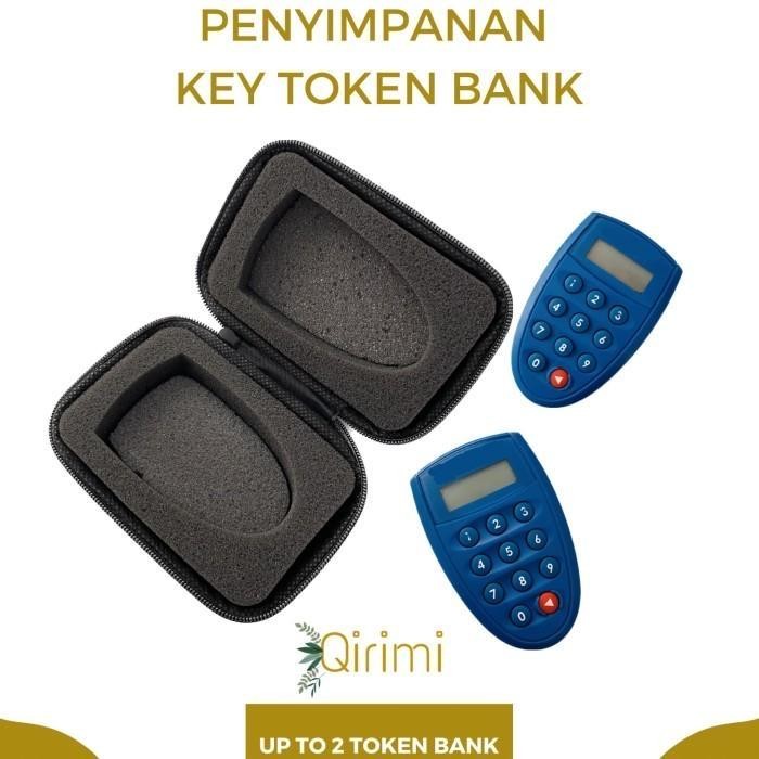 

TEMPAT PENYIMPANAN KEY TOKEN BANK RACK FOAM / KEY BCA MANDIRI CASE - SIZE S ISI 2 TOKEN BANK