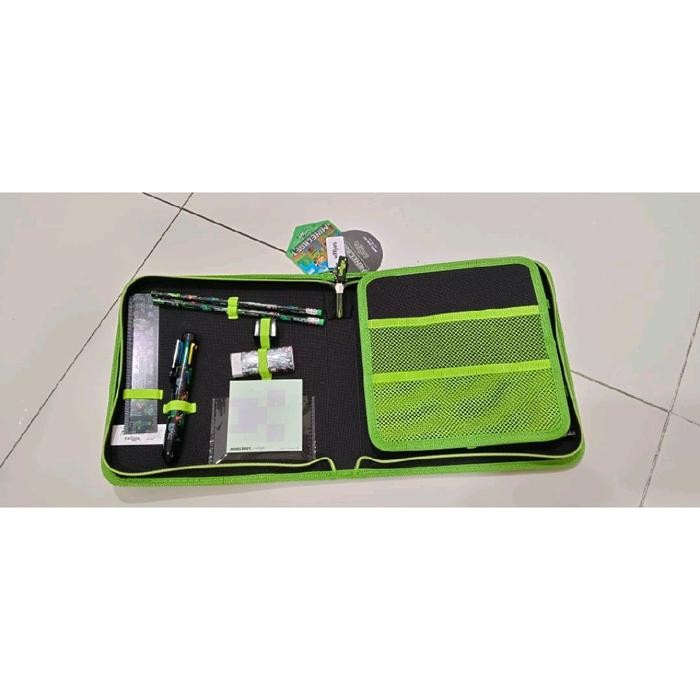 

SMIGGLE MINECRAFT STATIONERY MIDIZIP - PAKET ALAT TULIS SMIGGLE DENGAN TEMPAT BEPERGIAN PRAKTIS -
