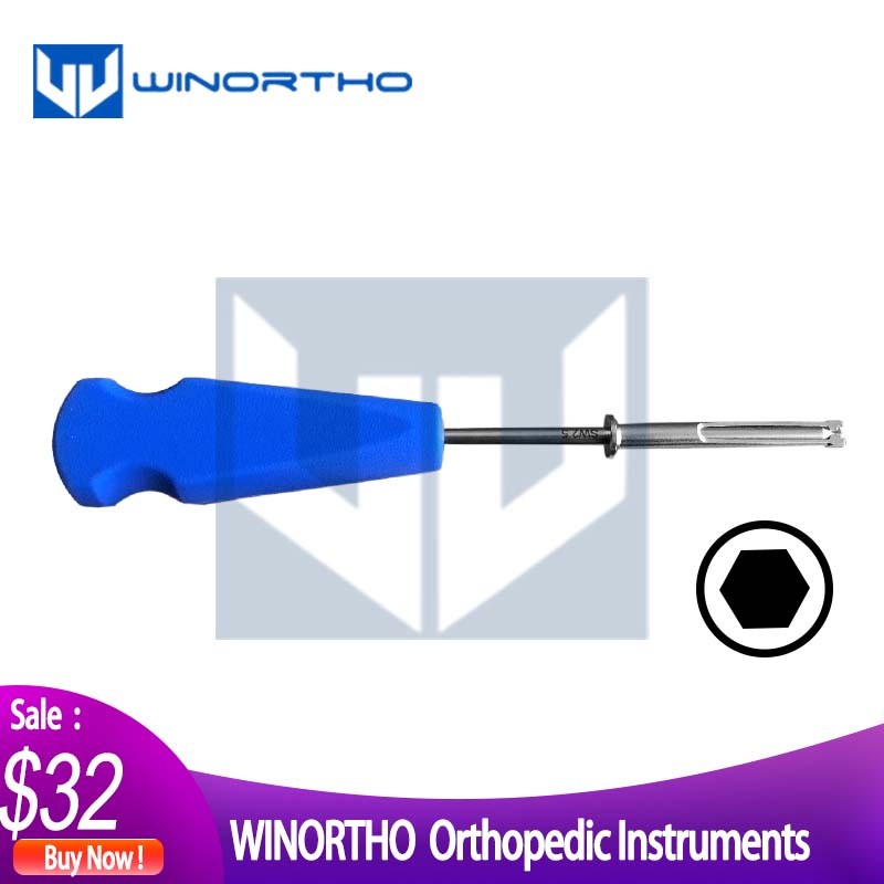 screwdriver hexagonal 2.5mm orthopedic instruments ao synthes small fragment instruments set vet