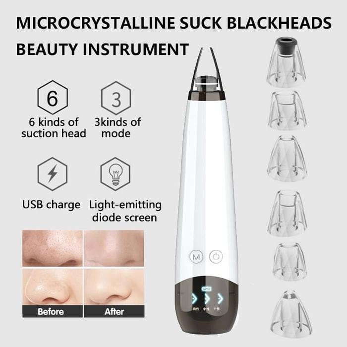 Blackhead Remover Komedo Penyedot Komedo Wajah Jerawat Pori Cleaner Vakum Komedo