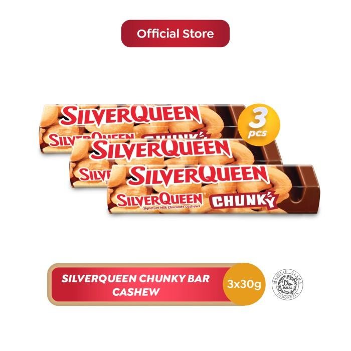 

MOOBEEN SILVERQUEEN COKELAT CHUNKY BAR ALMOND 26 G - ISI 3
