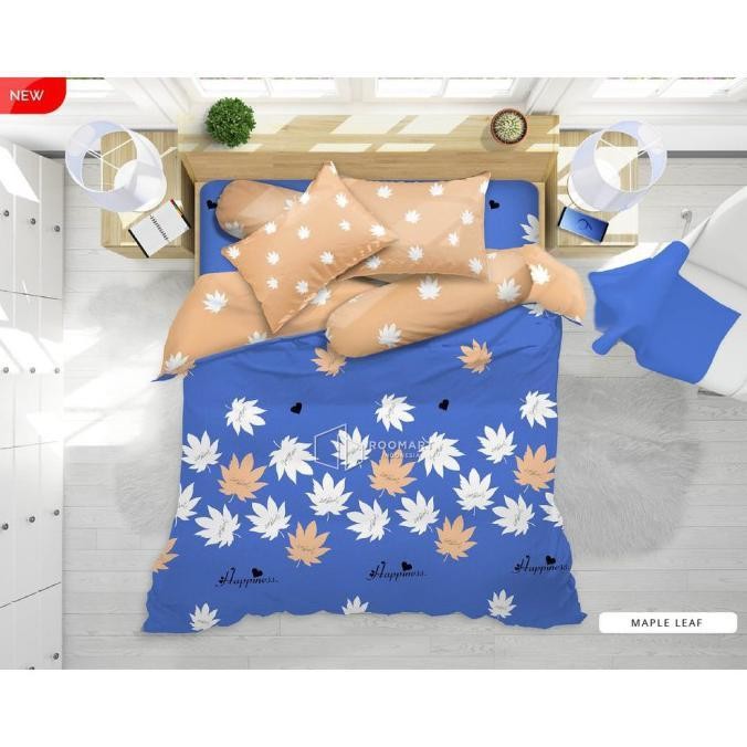 Bedcover &Amp; Sprei Set My Love Queen 160X200 Corak Maple Leaf