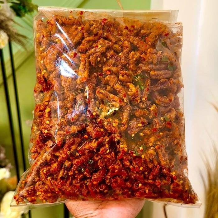 

[FLASE SALE] Usus Ayam Crispy Pedas 1KG Keripik