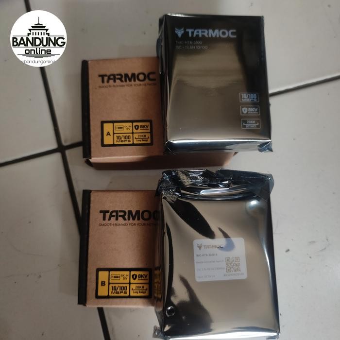 Terlaris Tarmoc HTB-3100-A HTB-3100-B Ethernet Media Converter Fiber Optic 20KM Satuan SALE