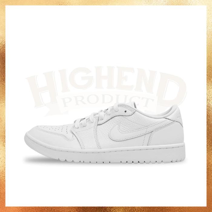 PROMO Sepatu Golf Air Jordan 1 Low Triple White 100% Original DD9315-101