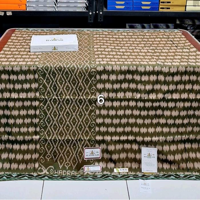 (Allthebest) SARUNG HADRAH MOTIF KAWUNG KWG TERBARU BAHAN MESRES LEMBUT Muslim Pria Dewasa