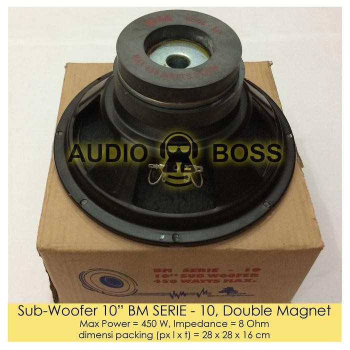 Speaker Subwoofer 10 inch BM SERIE model BMB / 10" BM SERIE Berkualitas Terbaru