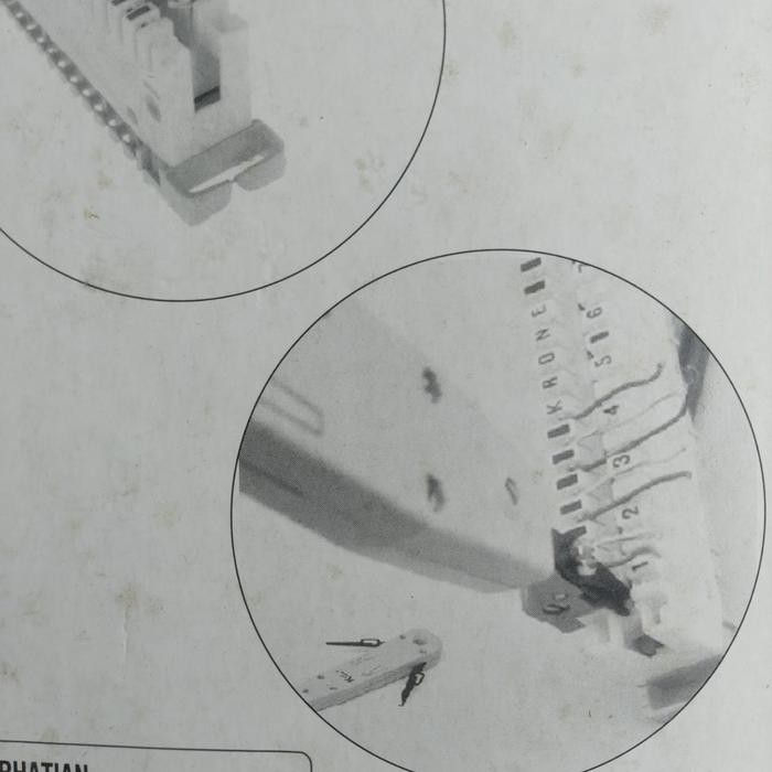 NANKAI TANG KRONE CRONE LSA PABX TELEPON KLEM KAWAT KABEL PANEL TERMINAL LSA PLUS IMPACT PUNCH DOWN