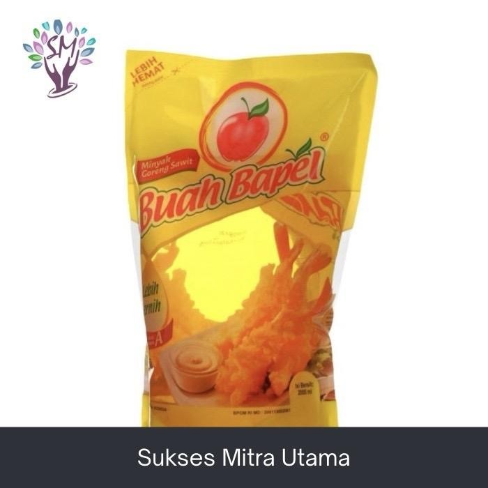 

ASLI Minyak Goreng Buah Bapel Pouch Refill 2 Liter READY STOCK