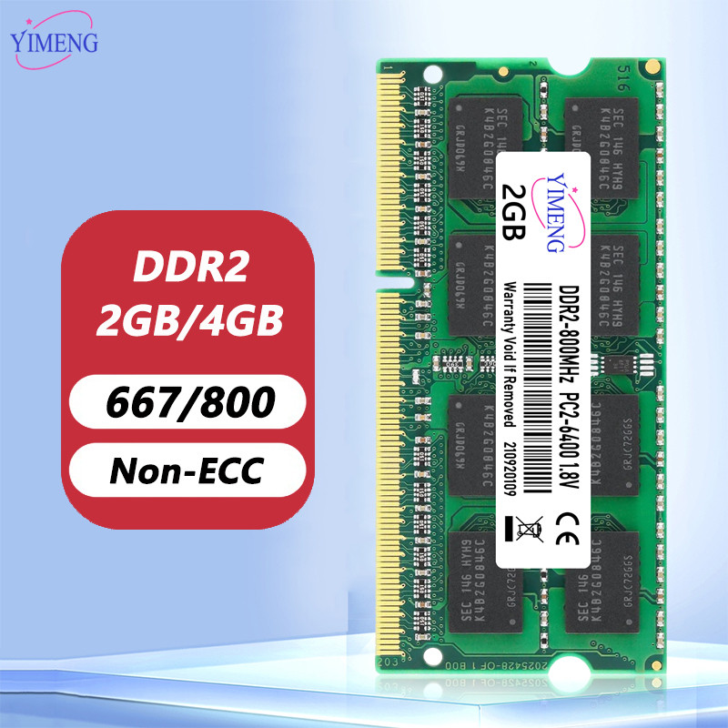 DDR2 2GB 4GB Laptop Memories Ram PC2 5300 6400 1.8V 200Pin Non-ECC SODIMM 667 800Mhz Memory Ram DDR2