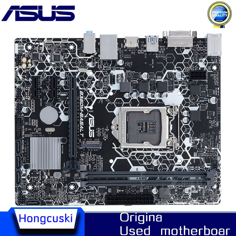 For ASUS B360M-BASALT Used original motherboard Socket LGA 1151 DDR4 32GB LGA1151 B360 Desktop Mothe