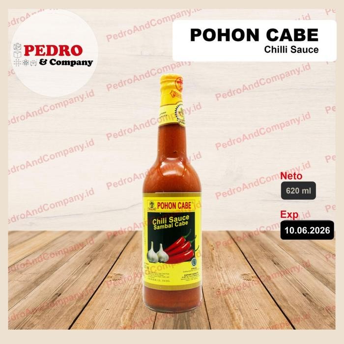 

PAGAMART POHON CABE - CHILI SAUCE/ SAMBAL CABE (620 ML) BOTOL BESAR