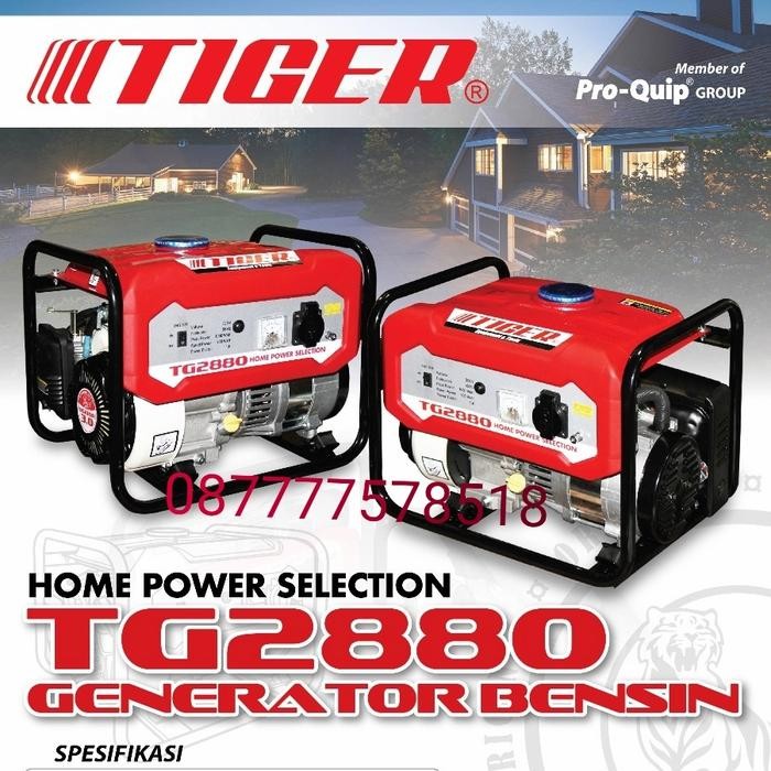 Terbaru Genset Tiger Tg 2800
