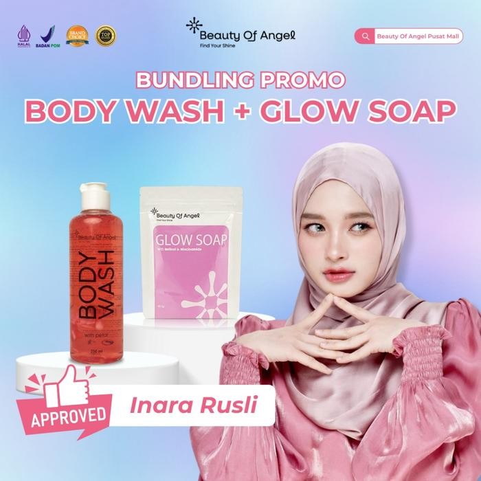 SABUN WAJAH PENGHILANG FLEK HITAM > PROMO BUNDLING GLOWSOAP DR RICHARD LEE & BODY WASH SABUN MUKA