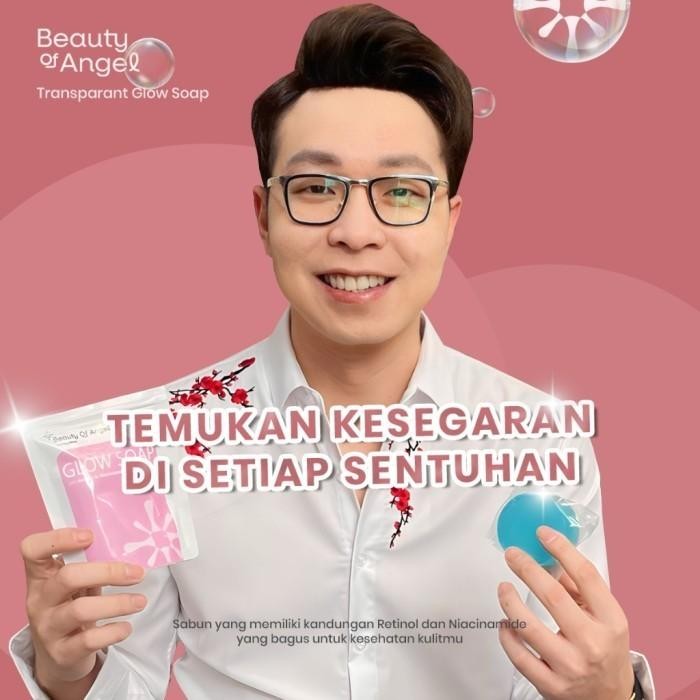 SABUN WAJAH PENGHILANG FLEK HITAM > GLOW SOAP DR RICHARD LEE [BNDS] BEAUTY OF ANGEL TRANSPARANT GLOW