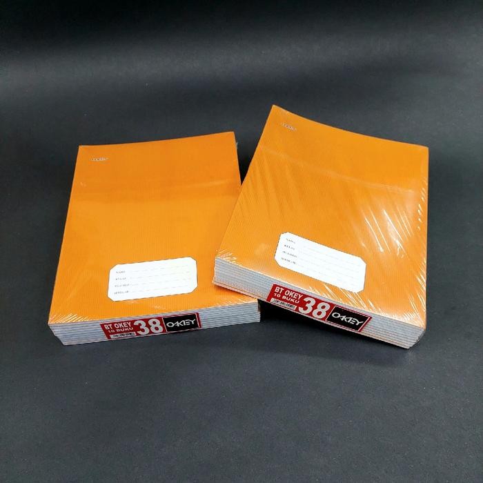 

BEST SELLER 1 Pak Buku Tulis Okey 38 Lembar Isi 10 Buku ( Ukuran Kwarto Paper Stationery ) Sekolah