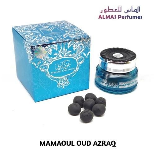 Mamoul Oud Azraq/ Buhur Mamoul Oud Azroq/ Bakhur By Almas Parfumes Gratisongkir