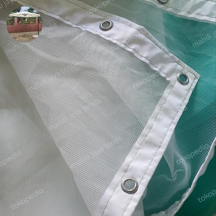 Jaring Paranet Nylon 90% Warna Putih Bahan Import Berkualitas Tinggi