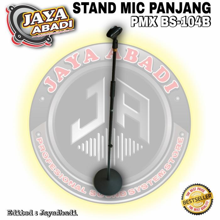 STAND MIC PANJANG PMX BS-104B MARTERIAL BESI