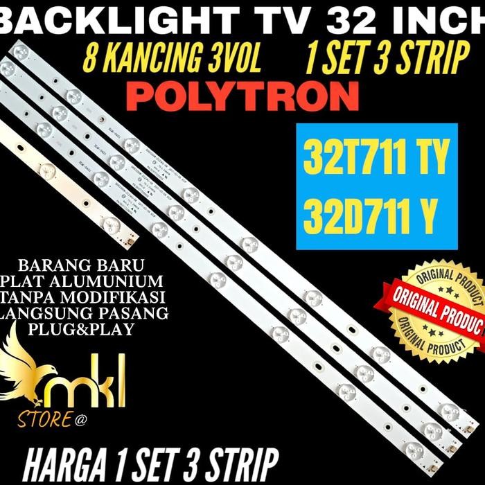 Terlaris BACKLIGHT TV LED POLYTRON 32INCH 32T711 TY-32D711 Y BACKLIGHT TV LED SALE