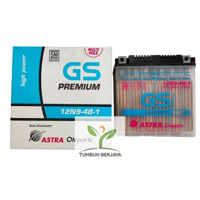AKI GS ASTRA PREMIUM 12N9-4B-1 12V 9 AMPER MULTIPOLE