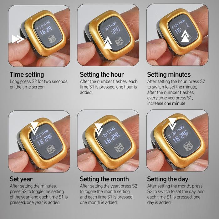 Cincin Tasbih Zikr Ring / Tasbih Ring Digital