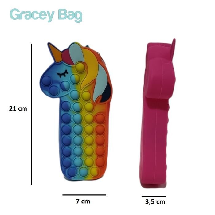 

Tempat Pensil Pop It / Tempat Pensil Lucu / Tempat Pensil Jelly Impor