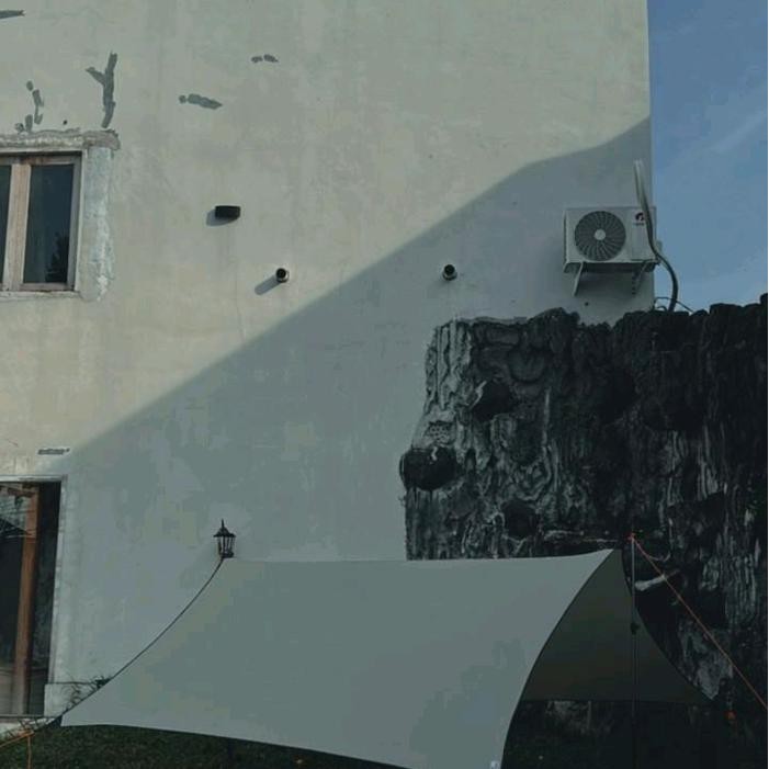 flysheet Hexagonal 3x3 ultralight 15D blacksherpa Outdoor Cam