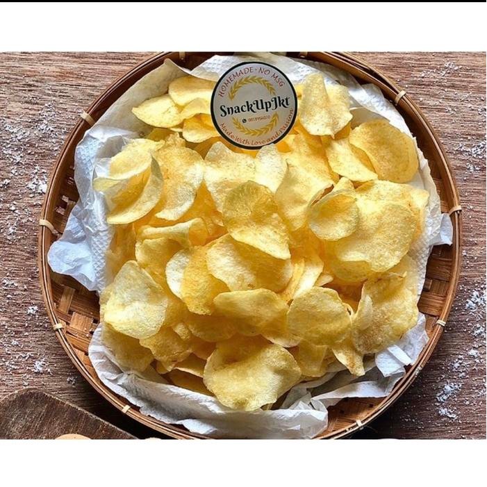 

Sedia Keripik Kripik kentang vegan Dan gluten free yang dibuat tanpa MSG