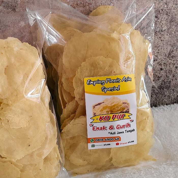 

Sedia Emping Manis Asin Special Jawa Tengah 250gr Mentah Snack Keripik Food Ce