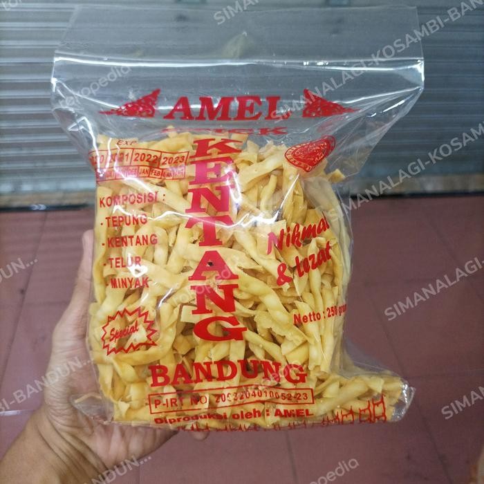 

Sedia cistik sistik kentang amel renyah 250gr oleh oleh bandung WIB