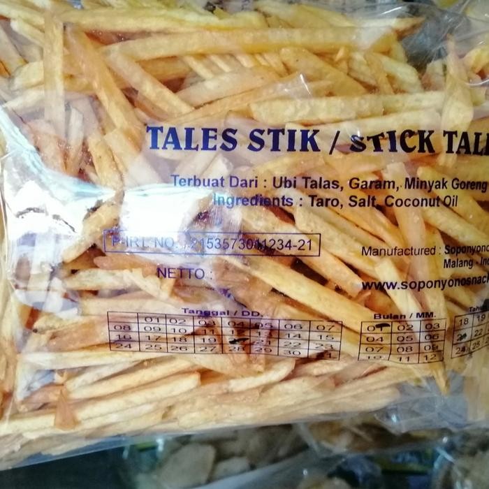 

Sedia Soponyono Keripik Talas Stik 200gram