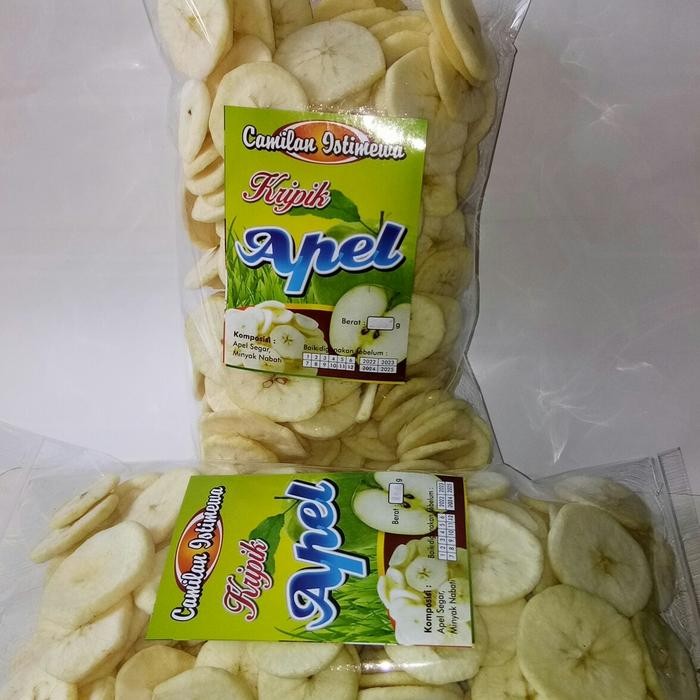

Sedia keripik apel khas malang 250 gram Ca Kripik