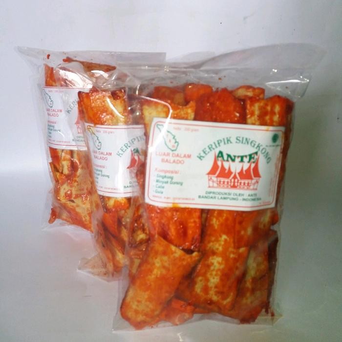 

Sedia Keripik singkong balado pedas manis ANTE